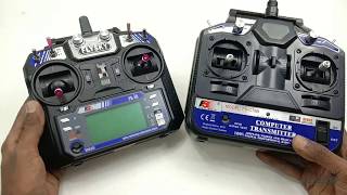 FLY SKY  CT6B VS I6  TRANSMITTER REVIEW  wireless w [upl. by Jarret]