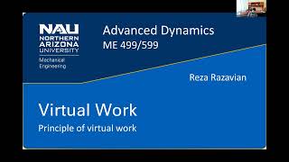 Advanced Dynamics  Virtual Work  Principle of Virtual Work [upl. by Oech]