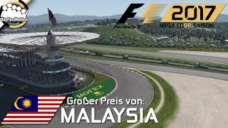 F1 2017 MEGA COOP SAISON 36  Lauf 18  Malaysia  Rennen  Lets Play F1 2017 Mega Coop [upl. by Eeuqram965]