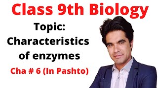 Characteristics of enzymes  9 biology  Pashto  Home of biology [upl. by Okram]