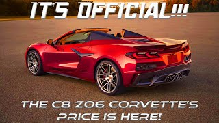 Pricing for the 2023 Corvette Z06 is Officially Announced [upl. by Eniwtna938]