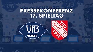 PK nach dem Spiel VfB Oldenburg  TSV Havelse am 17 Spieltag [upl. by Nealy]