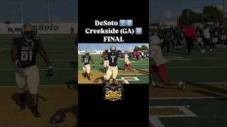 DeSoto dominates Creekside GA 700 txhsfb dfw dallas fortworth highschoolfootball desoto [upl. by Ellenehc196]