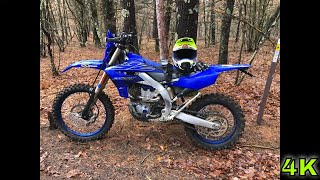 First Impressions  2022 Yamaha YZ250FX  First Michigan Woods Ride [upl. by Ribble]