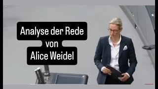 Analyse der Rede von Alice Weidel [upl. by Brade636]