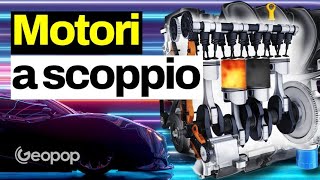 Guardiamo attraverso un motore 4 tempi ecco come funziona dallinterno un motore a scoppio [upl. by Initsed429]