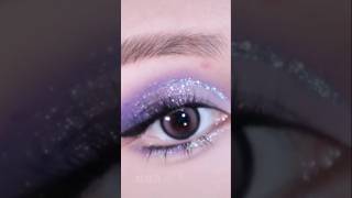 Pretty Purple Eyes Makeup Tutorial👀💜✨trendyfashionideas3420 [upl. by Farwell]