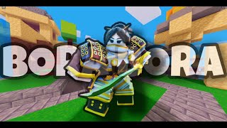 Kam Prada  Bora Bora roblox bedwars montage [upl. by Ased]