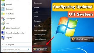 Solved shut down  Windows 7 Configuring updates shutdown Loading Computer [upl. by Furiya]