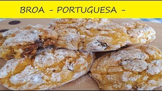 receitas bolo doces PORTUGAL BROA PORTUGUERSA COM RECHEIO DE TÂMARAS [upl. by Anabelle]