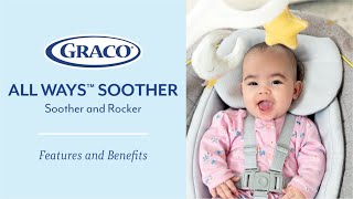 Graco All Ways™ Soother the ultimate baby swingrocker that moves and soothes like parents do [upl. by Carlene624]