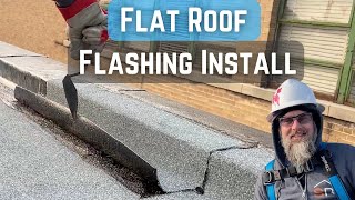 Flat Roof Mastery StepbyStep Guide to Cap Sheet Flashing Installation [upl. by Madelena901]