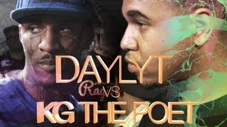 KOTD  Rap Battle  Daylyt vs KG The Poet [upl. by Nylyahs]