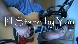 Ill Stand By You  The Pretenders  fingerstyle guitar with tabs [upl. by Atoked]