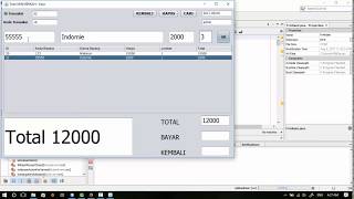 Demo Application Point Of Sale java Netbeans [upl. by Belcher]