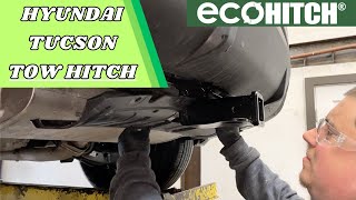 How to Install X7444S  Tucson Tow Hitch by EcoHitch [upl. by Robinet479]