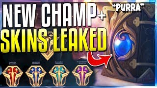 NEW CHAMPION PURRA LEAKED  NEW SKINS CONFIRMED  League of Legends [upl. by Limaa]