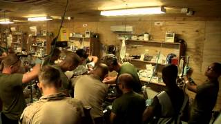 Navy Hospital Corpsmen Help Care for Marines in Afghanistan [upl. by Lyckman610]