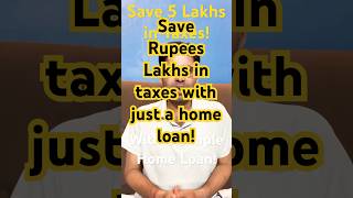 Save ₹5 Lakh on Taxes with a Home Loan Tax Benefits Explained in 60 Seconds [upl. by Serg]