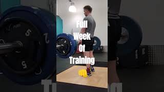 New training programme underway Check out my channel to see my full week of training 😊 [upl. by Aneras]