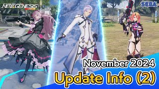 PSO2 NEW GENESIS November 2024 Update Information 2 [upl. by Ydnes555]