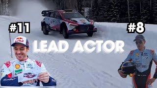 Thierry Neuville amp Ott Tänak Pre Event Test Rally Sweden 2024 [upl. by Floyd]