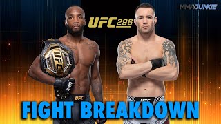 UFC 296 Breakdown amp Prediction Can Colby Covington Finally Claim Gold vs Leon Edwards [upl. by Anaj]