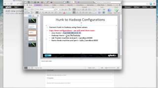 Video Tutorials Splunk Hunk tutorial on Hortonworks Sandbox [upl. by Arimlede]