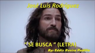 SE BUSCA LETRA  JOSÉ LUIS RODRÍGUEZ [upl. by Lotsirhc]