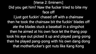 Eminem  Insane with lyrics [upl. by Lindner]