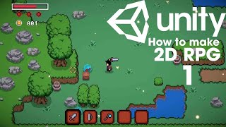 Make an 2D Top Down RPG in Unity Part1  Project Setup  Player Input System [upl. by Namilus56]