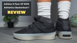 Adidas X Fear Of God Athletics Basketball Review  Sizing amp On Feet [upl. by Ennovaj]