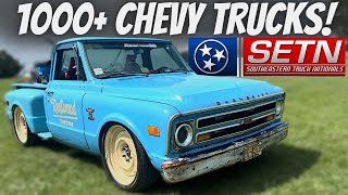 INSANE 1000 Chevy C10 Trucks Southeastern Truck Nationals 2023 [upl. by Eeima]