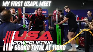 I QUALIFIED FOR USAPL STATE CHAMPIONSHIP  660KG TOTAL IN 7 ATTEMPTS [upl. by Ennahs]