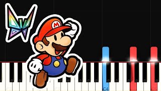 Sammers Kingdom  Super Paper Mario PIANO TUTORIAL [upl. by Tory]