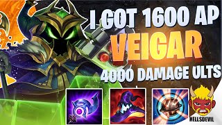 WILD RIFT  I GOT 1600 AP THIS GAME AS VEIGAR  Challenger Veigar Gameplay  Guide amp Build [upl. by Smart]