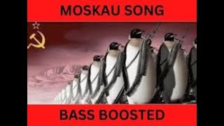 Moskau Moskau Russian meme song BASS BOOSTED whole song [upl. by Orville394]