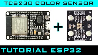 TCS3200 TCS230 Color Sensing Tutorial with ESP32 diy tutorial esp32 arduino tcs3200 color [upl. by Claudetta]