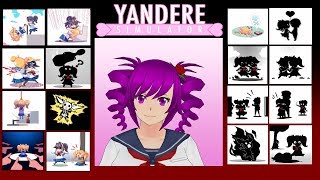 All of Kokonas Elimination Methods  Yandere Simulator [upl. by Areyk]