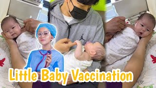 Little Baby Vaccination This pain fully crying [upl. by Ertemed]