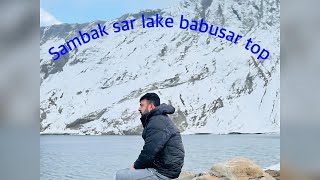 Dram sar lakesambak sar lake  beautiful lake  must visit [upl. by Yurik]