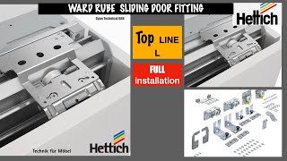 Hettich TopLine L  TopLine L Fitting  Hettich sliding door fitting  TopLine L sliding door system [upl. by Leifeste]