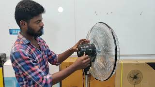 Crompton Storm 2 Pedestal Fan Unboxing in Telugu [upl. by Bergwall]