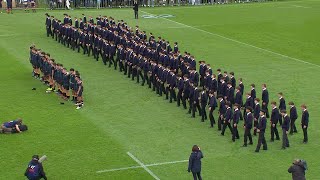 The Most Intense Haka Ever  Auckland Grammar vs Kings College  RugbyPass [upl. by Yentyrb]