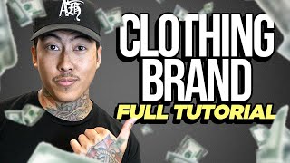 Starting a Clothing Brand and EXACTLY What You Need Cost Breakdown [upl. by Lakin]