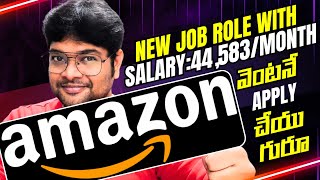 Amazon Biggest hiring  AMAZON లో TECH జాబ్స్  Latest Permanent Jobs  Jobs 2024  VtheTechee [upl. by Qulllon]