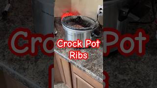 Easy Crock Pot Barbecue Ribs with Broiler Finish Barbecue CrockPot RibRub Caramelization [upl. by Petulah]