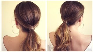 Simple Elegant Ponytail Tutorial [upl. by Adnirol]