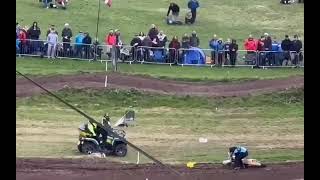 Caída de Daniel Bortolin 81 en mundial de motocross [upl. by Nnylrahc]