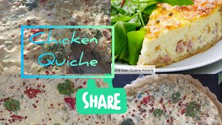 Quiche recipe chicken cheese quichehow to make perfect french quiche at homehealthy ramadanrecipe [upl. by Rebecca481]